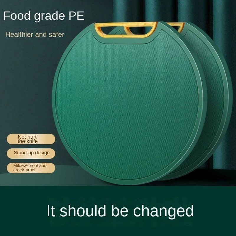 Tábua De Corte Antibacteriana À Prova De Mofo 35cm Com Suporte Em Pé Para Cozinha