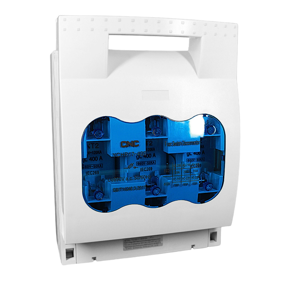 CHAVE SECCIONADORA COM BASE PORTA FUSIVEL YCHR17-100 3P