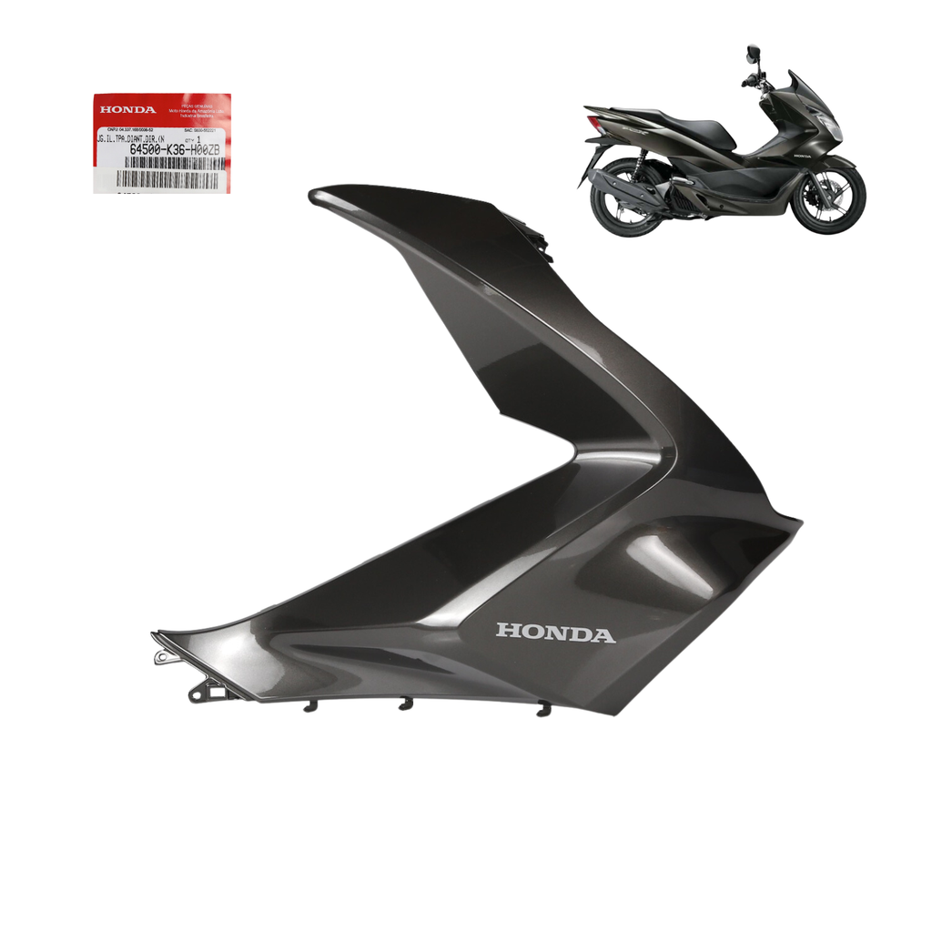 Carenagem Farol Direito Pcx 150 2016 Cinza Original Honda