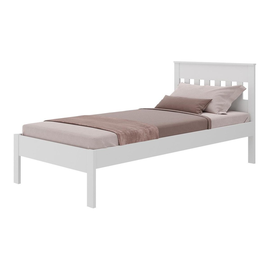 Cama de Solteiro para Colchão 88 x 188cm Multimóveis CR35253 em Oferta na Shopee