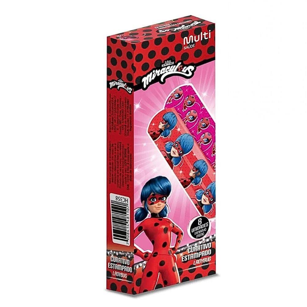 CURATIVO MIRACULOUS LADYBUG COM 8 UNIDADES - Health