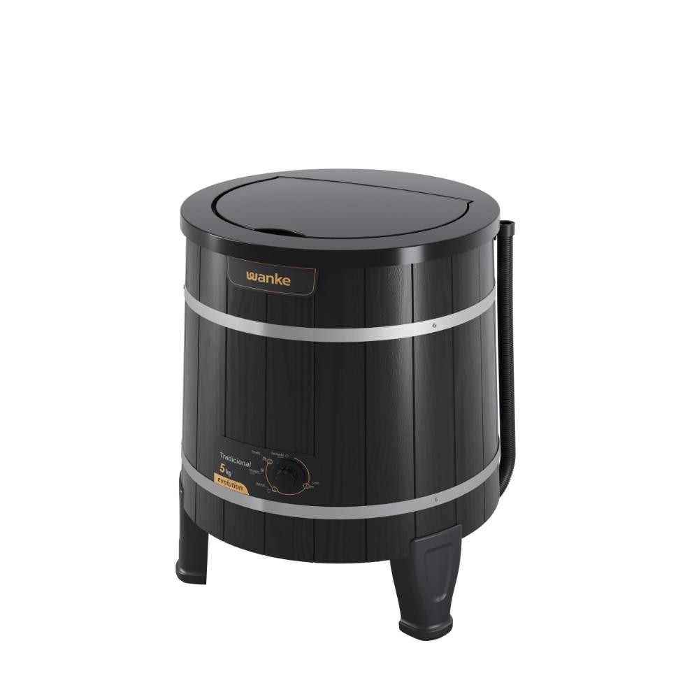 Máquina de Lavar Roupa Lavadora 220 V 50 60 Hz 5 Kg Tanquinho Lavanderia Compacta Escuro Wanke Preto em Oferta na Shopee