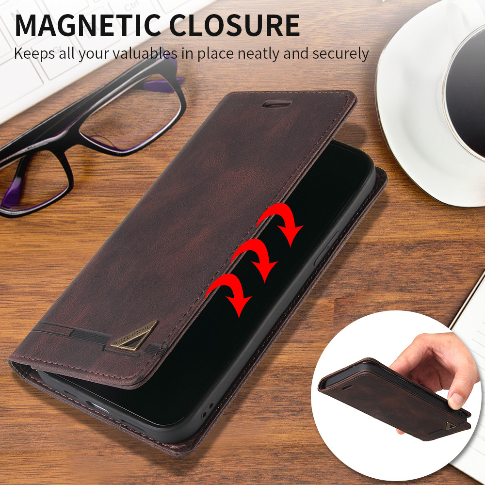 Capa De Couro Para Samsung Galaxy A07 A17 A37 A57 A06 A16 A26 A36 A56 A05S A05 A15 A25 A35 A55 Carteira Magnética Flip