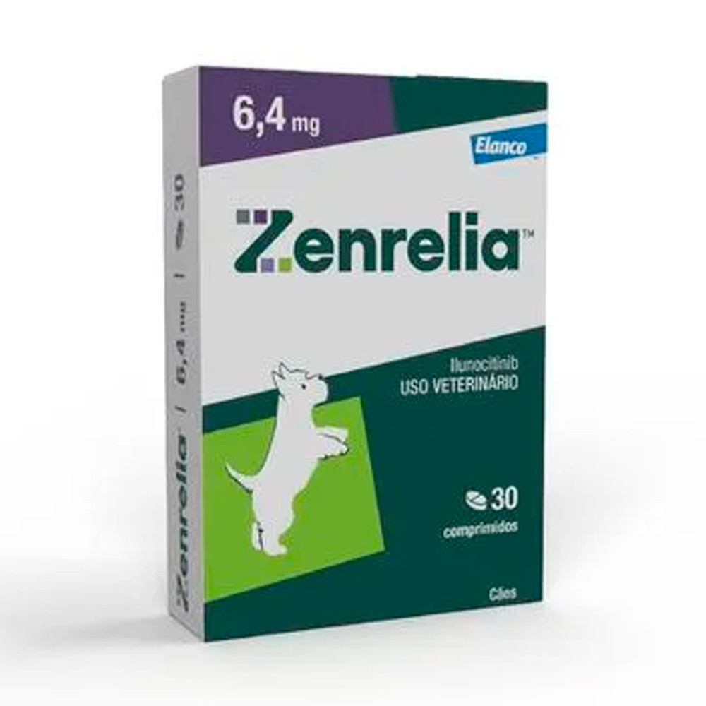 Antialérgico Zenrelia 6,4 Mg para Cães 30 Comprimidos em Oferta na Shopee