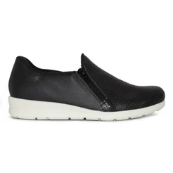 Tênis Usaflex Feminino Salto Anabela Casual Slip On Zíper