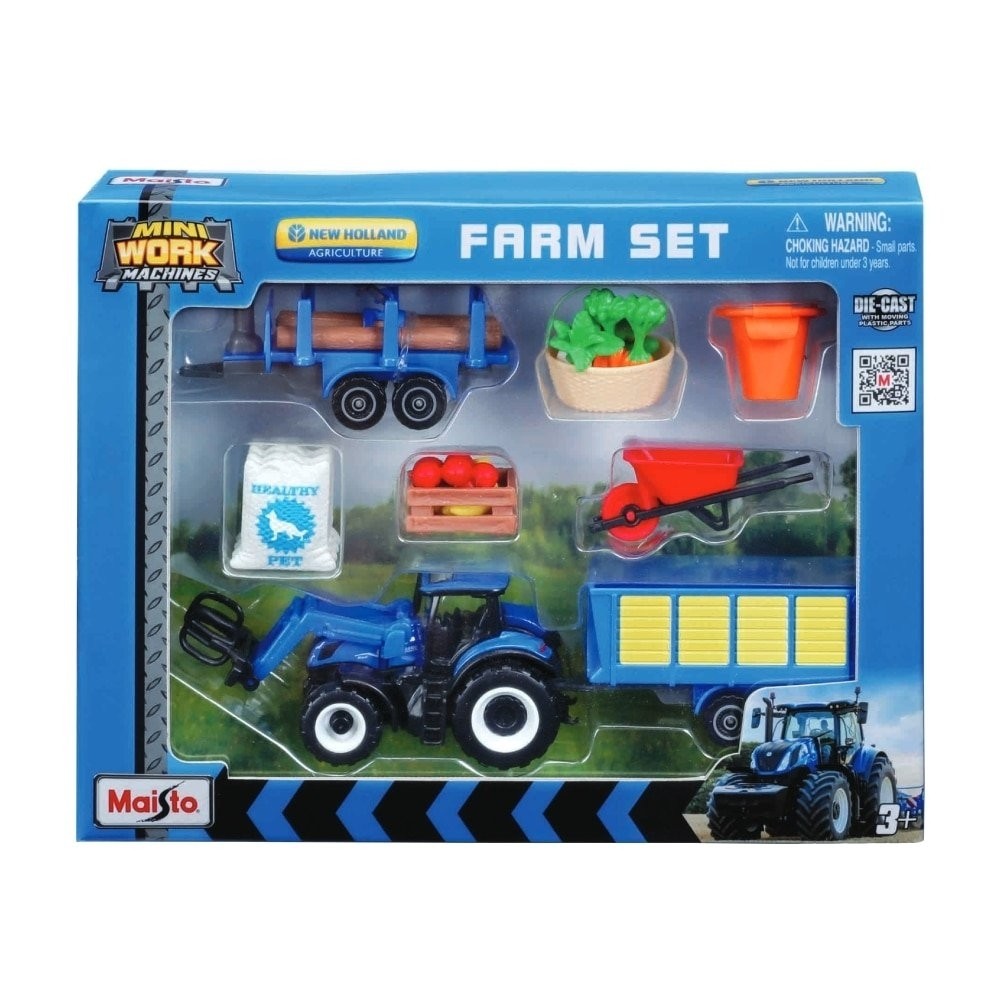 Maisto Playset Mini Trator Azul 12564C em Oferta na Shopee