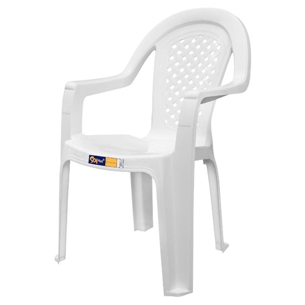Poltrona Jacarecica Branca 120Kg - Home & Living