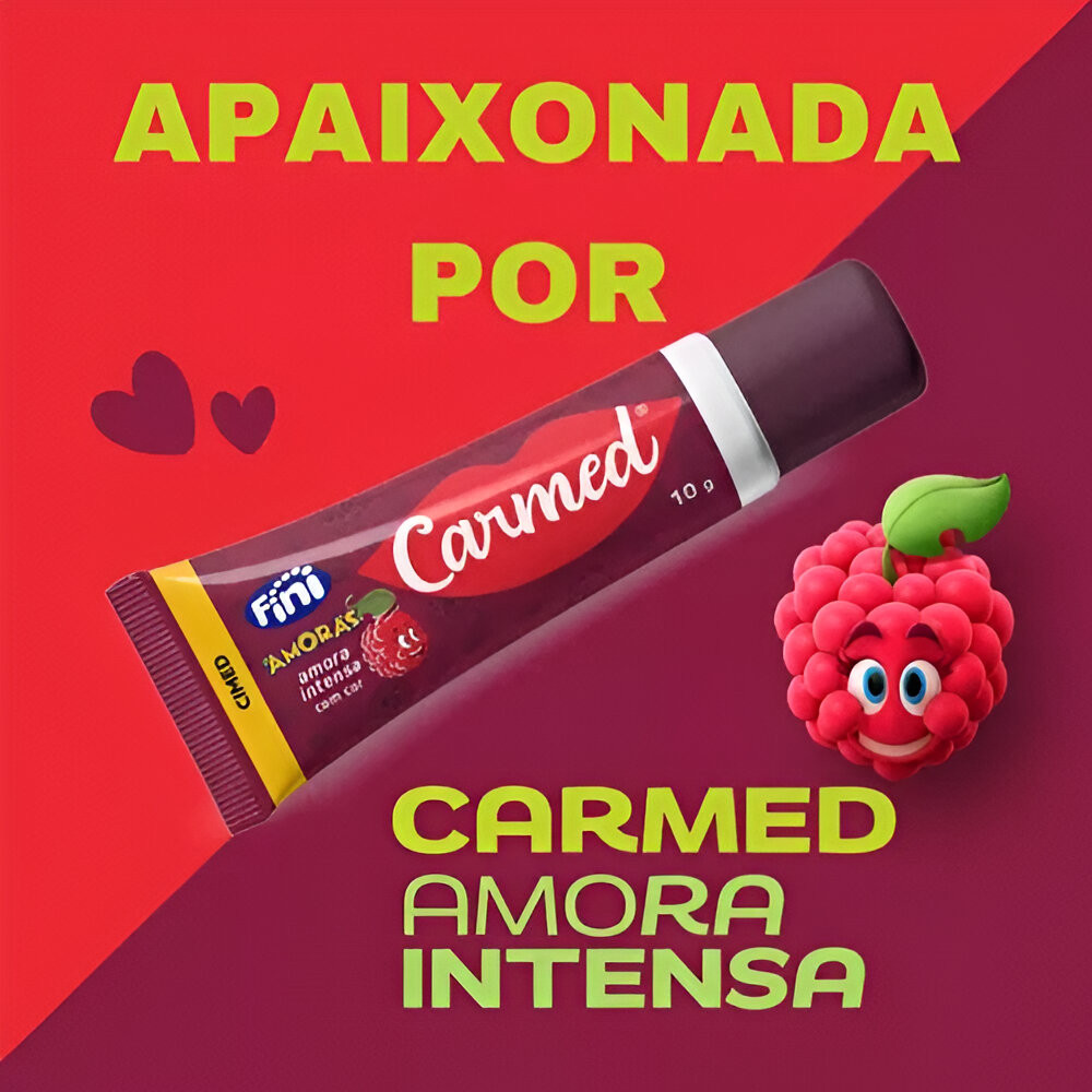 Carmed Fini Amora Intensa Hidratante Labial com Cor 10g
