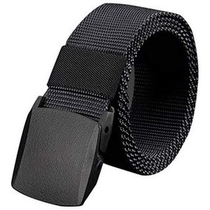 Moda Cinto Largo Masculino Nylon Fivela de Plástico Entrega rápida