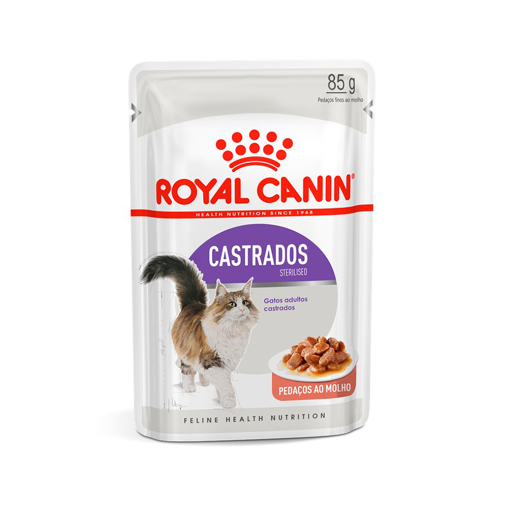 Sache Royal Canin Gato Castrado Pedaços ao Molho 85GR