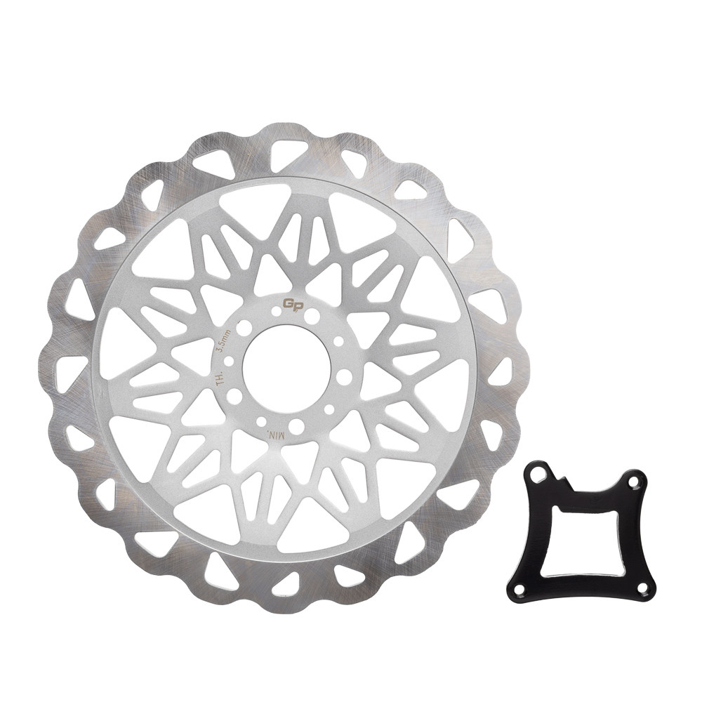 Disco Freio Dianteiro Gp7 Cg 150 09/15 Prata 320mm Oversize em Oferta na Shopee