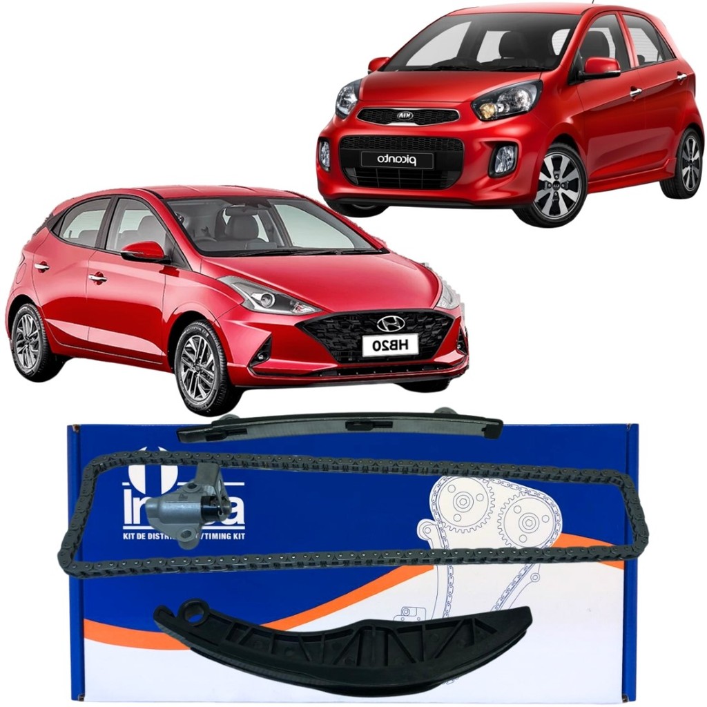 Kit Corrente Comando De Distribuição Para Picanto E Hb20