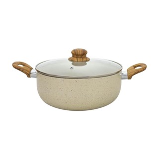 Panela Antiaderente Revestimento Cerâmica 20cm Vanilla Sahara - Casambiente em Oferta na Shopee