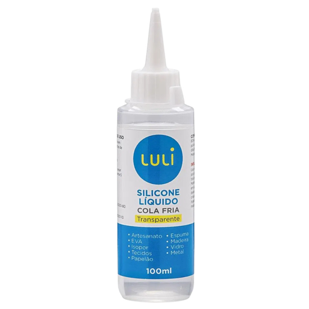2 Colas De Silicone Líquida Para Artesanato 100 Ml - LULI