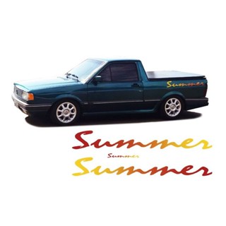 Kit Adesivos Faixa Lateral Saveiro Summer + Adesivo Traseiro em Oferta na Shopee