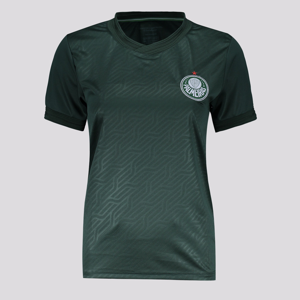 Camisa Palmeiras Home II Feminina Verde Escuro - Sports & Outdoors