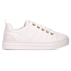 Tênis Ramarim Reptil Camurça Off White - Feminino