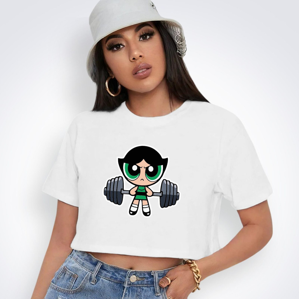 Cropped Crop Feminino Poderosa Docinho Malha Algodão Premium Envio Imediato