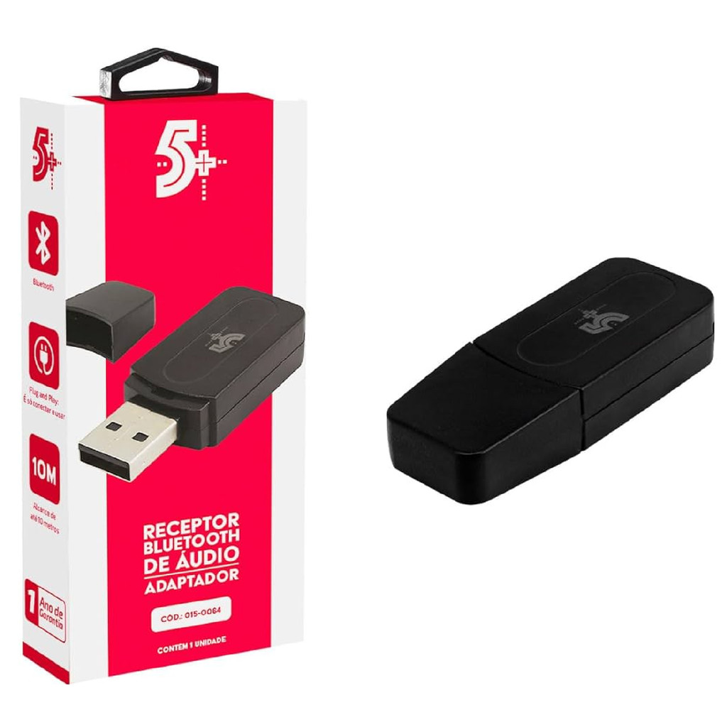 ADAPTADOR BLUETOOTH RECEPTOR DE MUSICA C/ CABO AUXILIAR P2