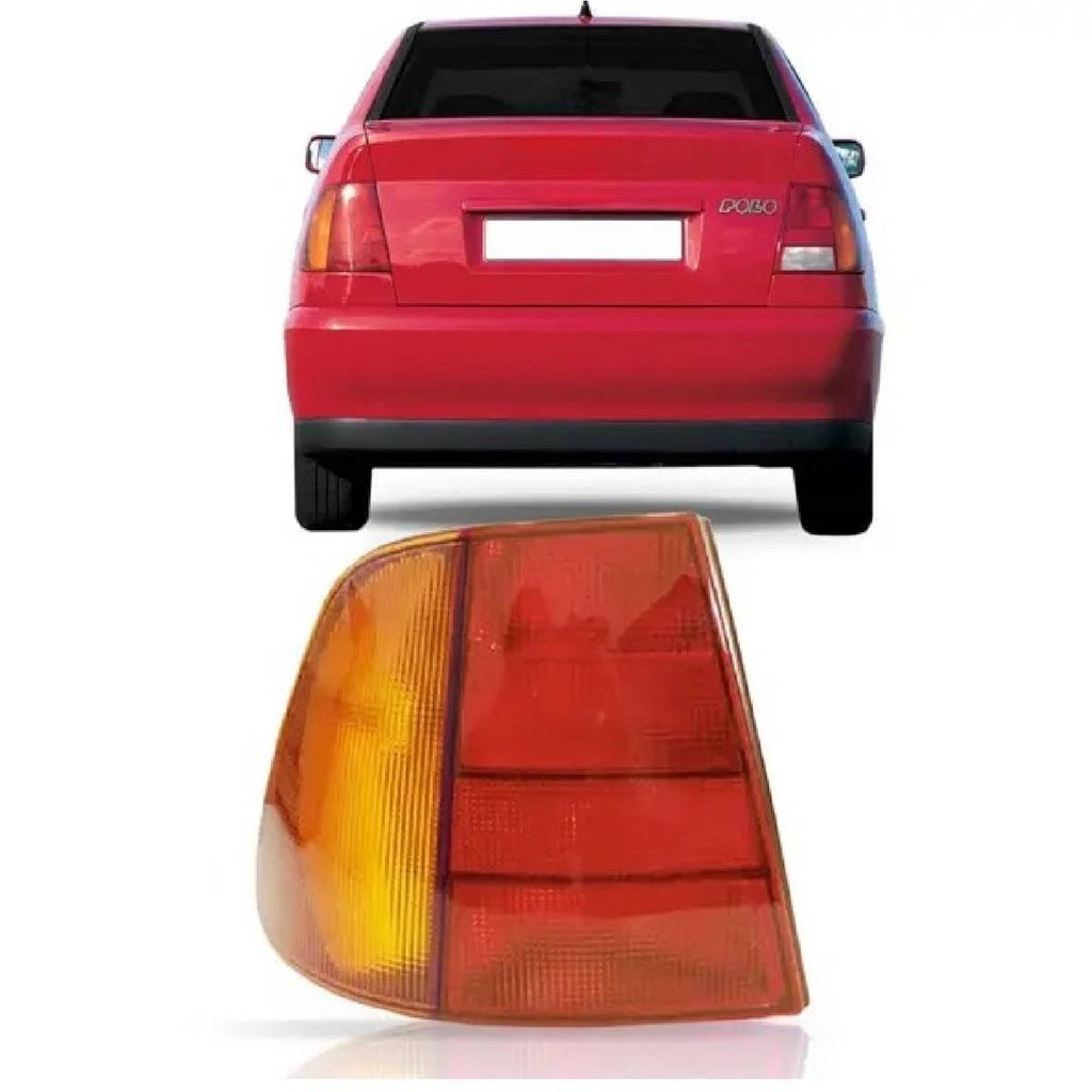 Lanterna Traseira Polo Classic 97 2001 Tricolor Esquerdo