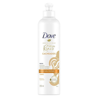 Creme de Pentear Dove Texturas Reais Cabelos Cacheados 355ml em Oferta na Shopee