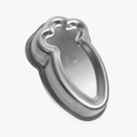 Kit 02 formas para Pascoa Coelho em pé e Cenoura Aluminio