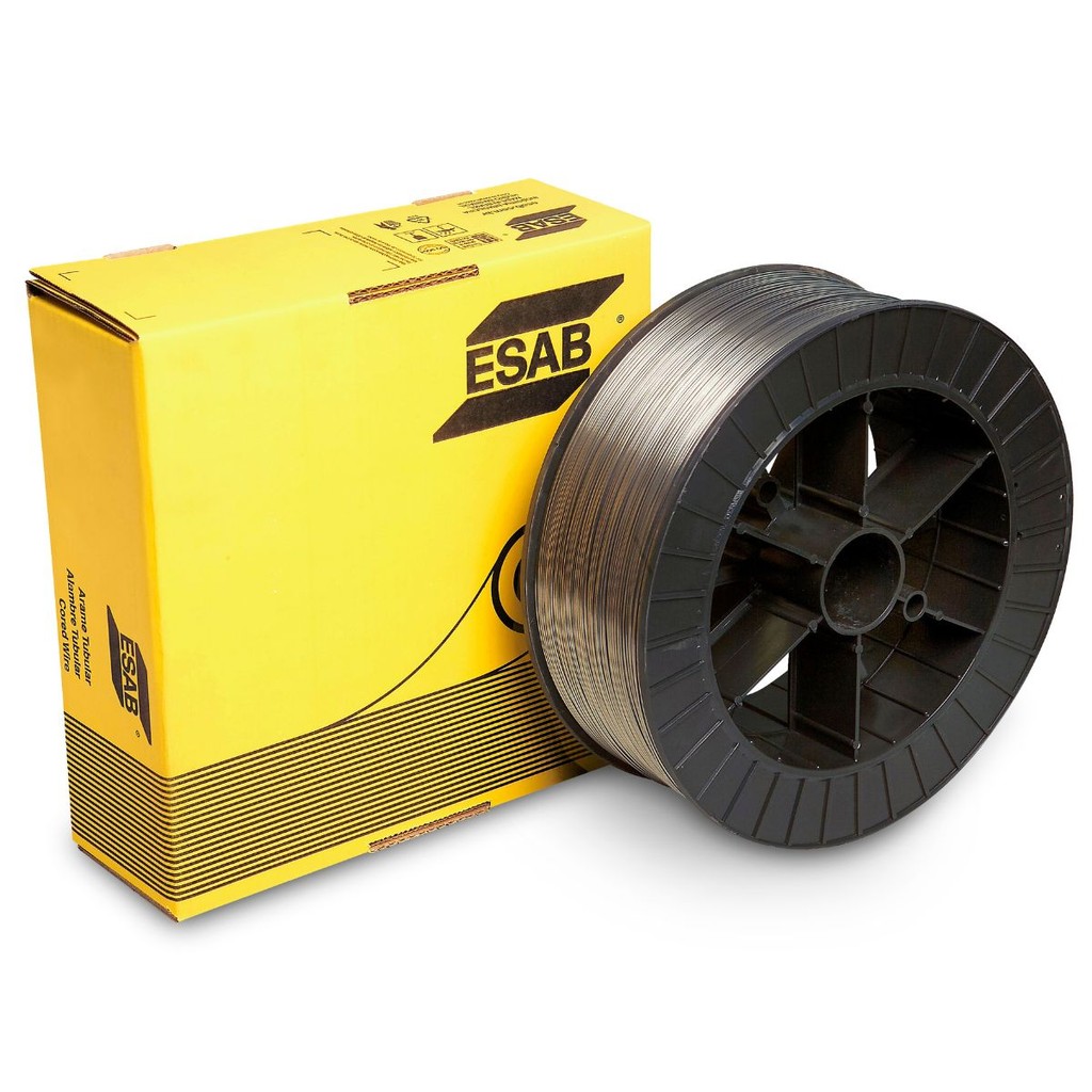 Arame Solda MIG/MAG Tubular Aço Inox ESAB Shield-Bright 2209 1,20mm (E2209T1-4, E2209T1-1)15kg