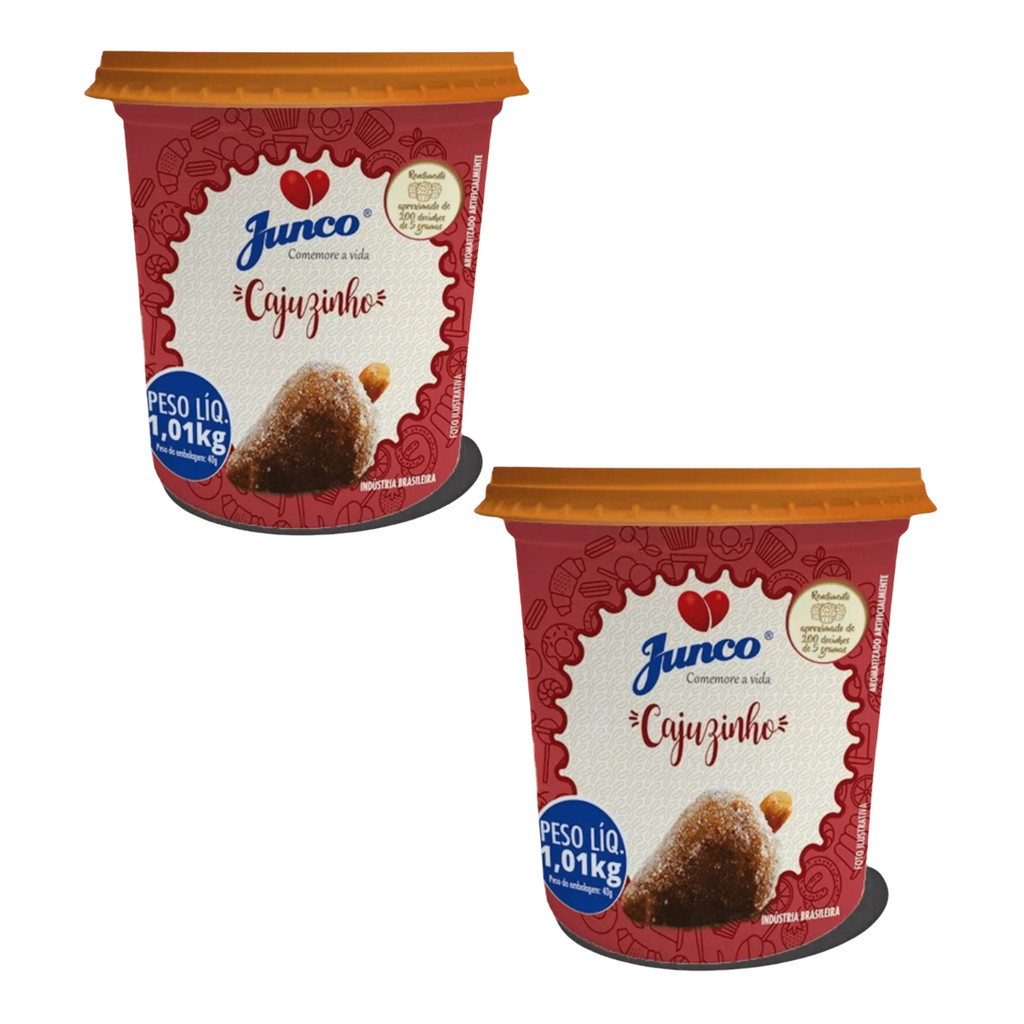 Kit Festa Brigadeiro de enrolar Cajuzinho Junco com 2 kg