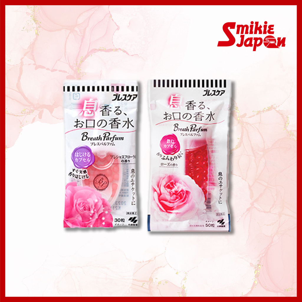 Kobayashi Breath Parfum Bursting Capsules Precious Floral Rose Fragrance 30/50 Capsules Direct From Japan
