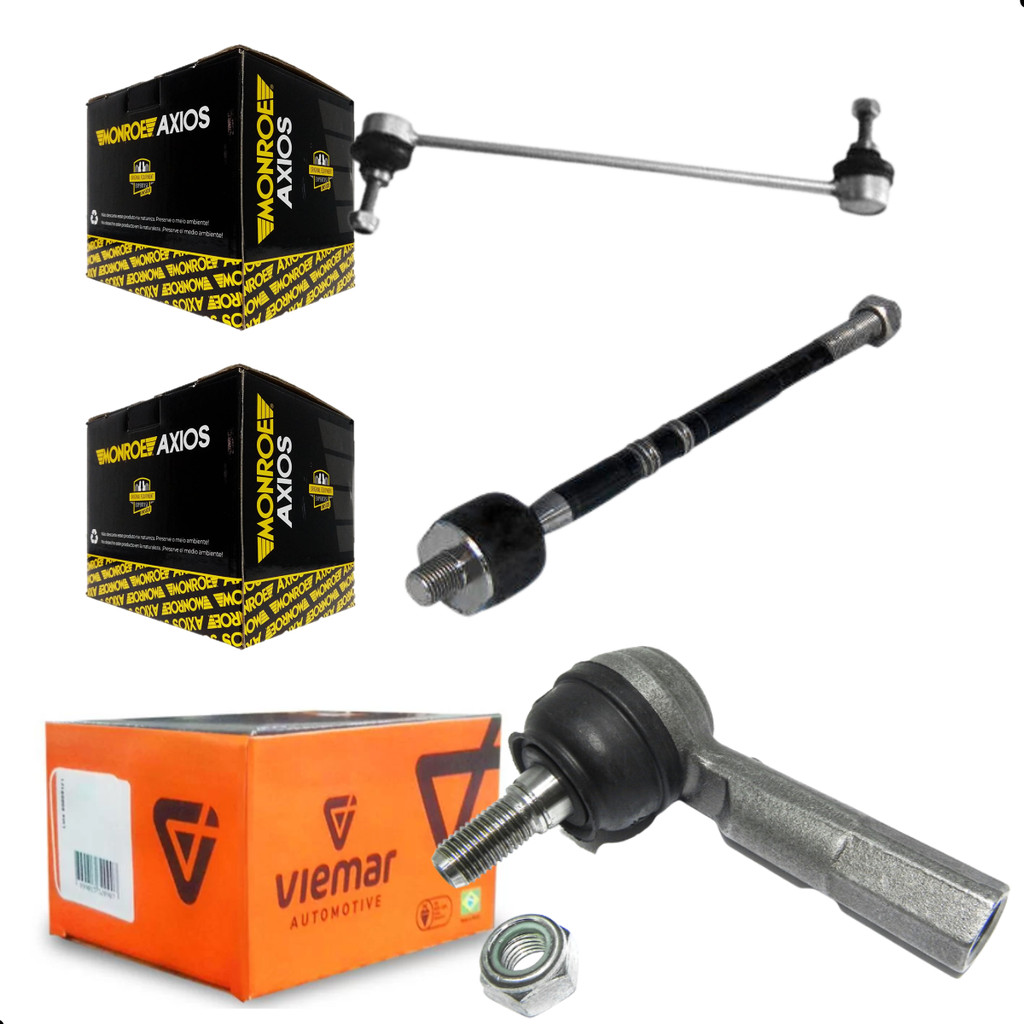 Kit Axial+Bieleta Axios+Ponteira Terminal Saveiro G5 Direito