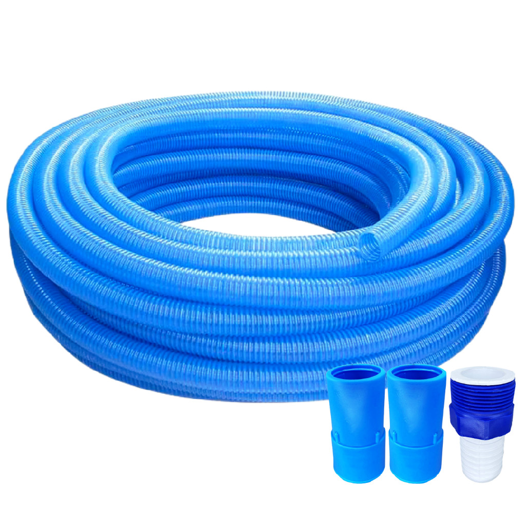 MANGUEIRA 15M SILICONADA PARA PISCINA + PONTEIRA E ADAPTADOR em Oferta na Shopee