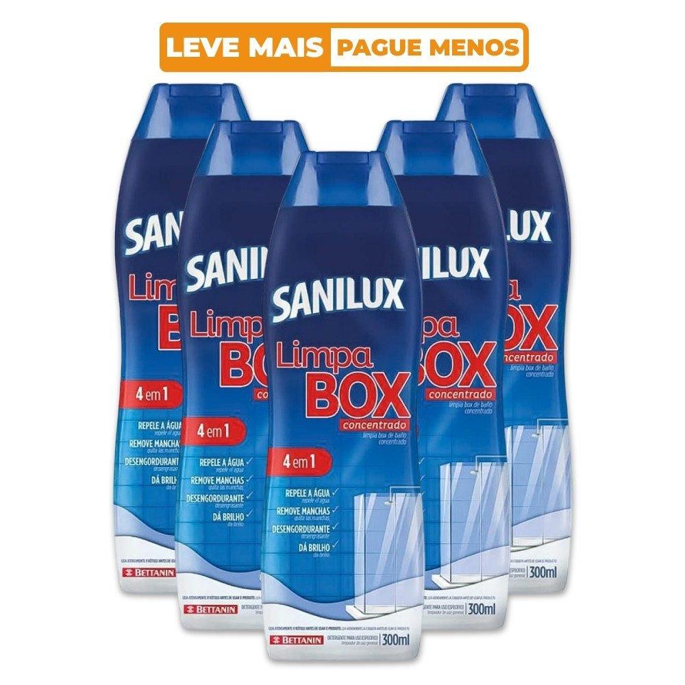 Kit Limpa Box 4 em 1 300ml com 5 Unidades Sanilux Bettanin em Oferta na Shopee