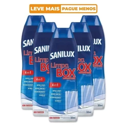 Kit Limpa Box 4 em 1 300ml com 5 Unidades Sanilux Bettanin