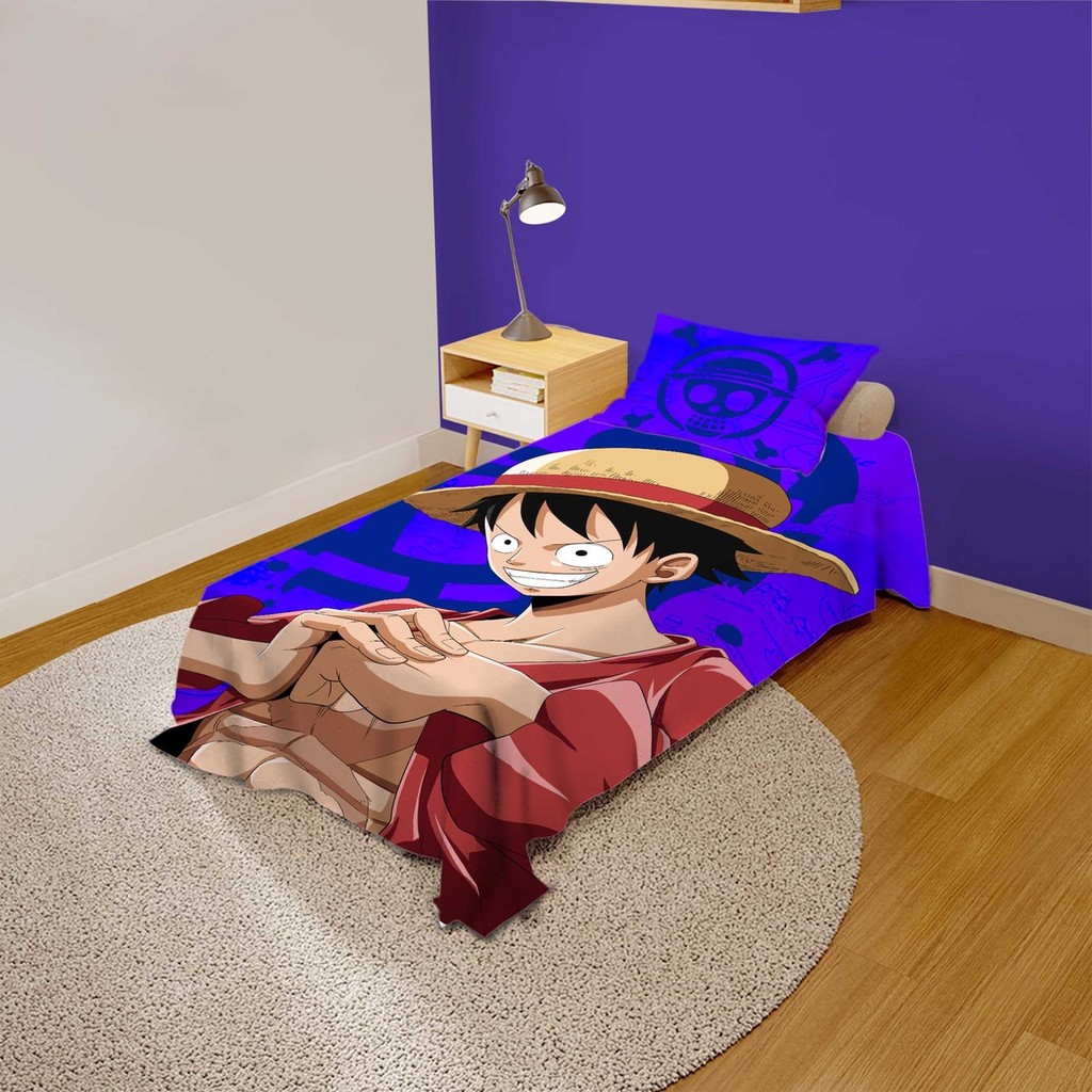 Cortina Ou Cobre Leito Kit Ou Peças Avulsa, Quarto Decorado Infantil Menino, Navio Going Merry Palha