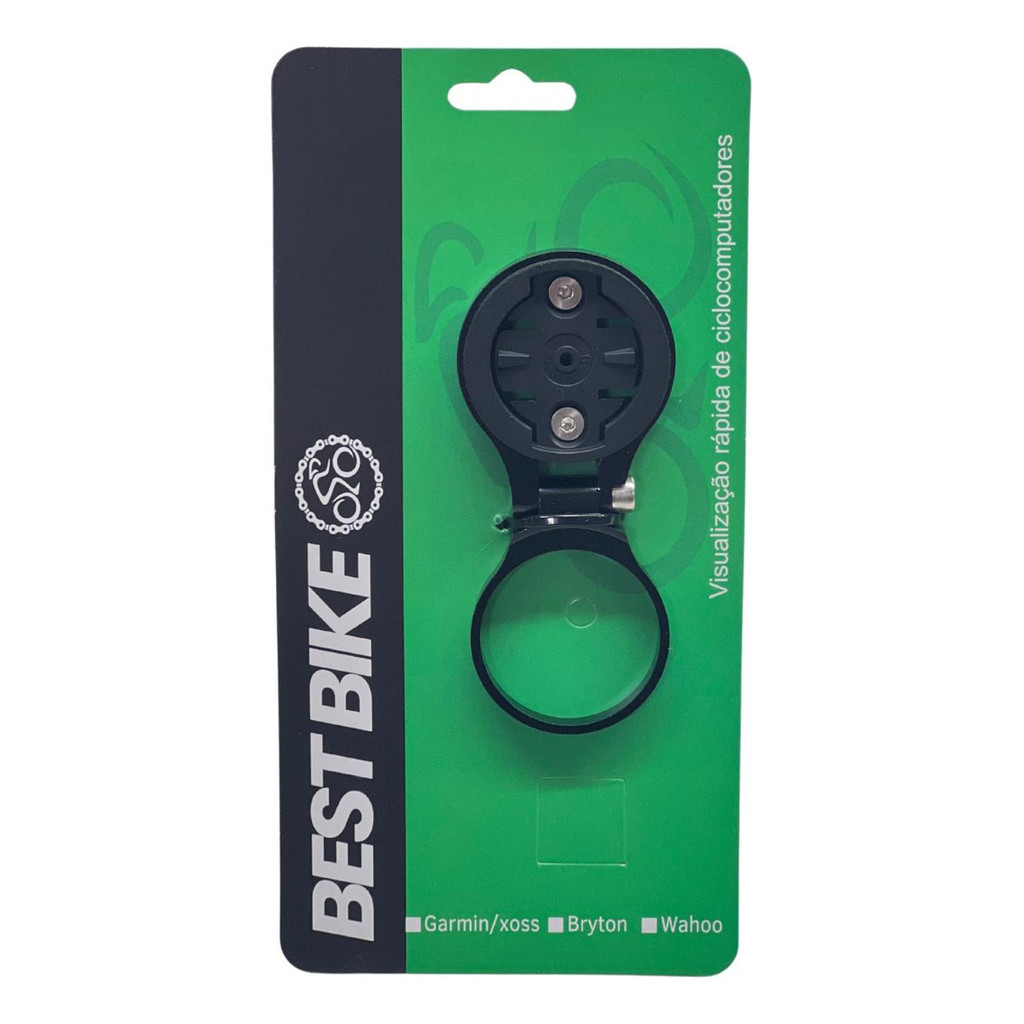 Suporte Gps Haste Bike Base D Gps Articulado Em Alumínio Compatível Com Garmin Wahoo Bryton Xoss Absolute Todos Bestbike