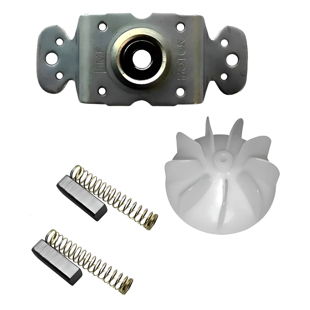 Kit Reparo Secador Taiff Mancal 4mm + Ventoinha + Carvão