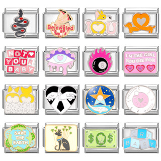 Novo 1PC Amigos Para A Vida Charme Copo De Vinho Rosa Amor Italiano Links Caber 9mm Pulseira De Aço Inoxidável Diy Fazen em Oferta na Shopee