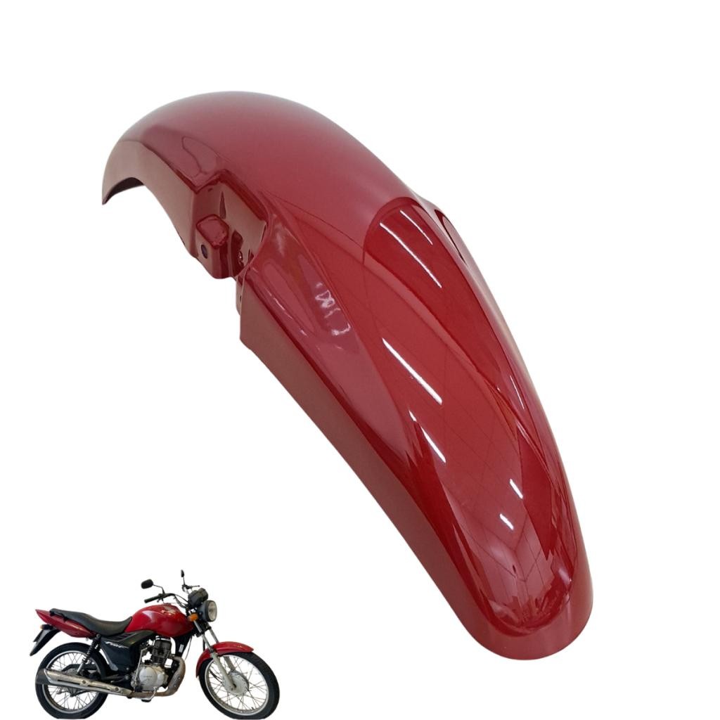 Paralama Dianteiro Honda Fan 125 2009 2010 Vermelho Guarau