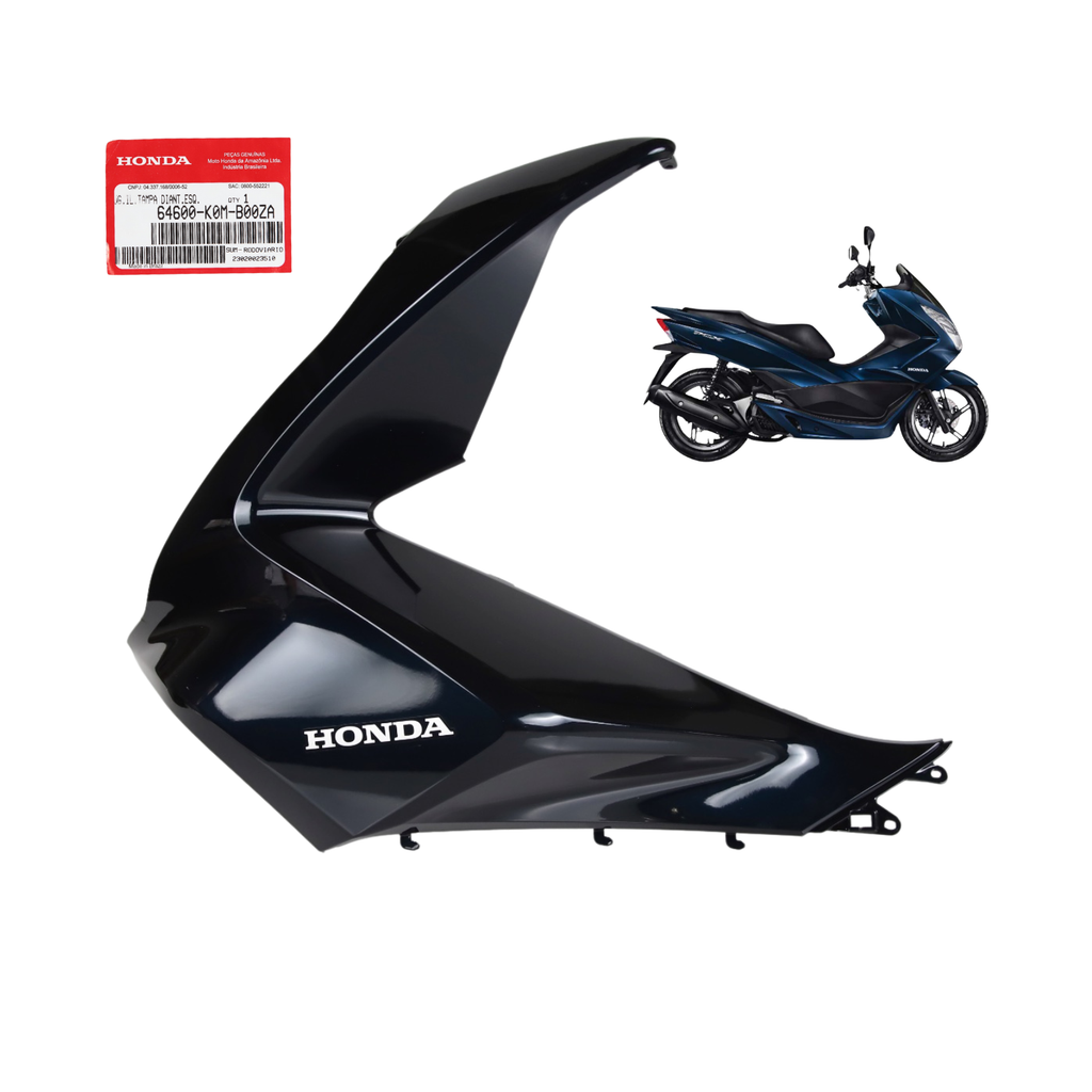 Carenagem Farol Esquerda Pcx 150 2018 Azul Original Honda