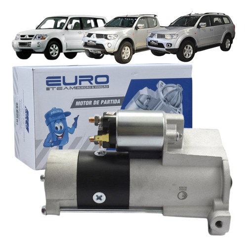 Motor de Partida Para Mitsubishi Pajero Full L200 Triton 3.2 Dakar 3.2 2006 Em Diante Original Euro
