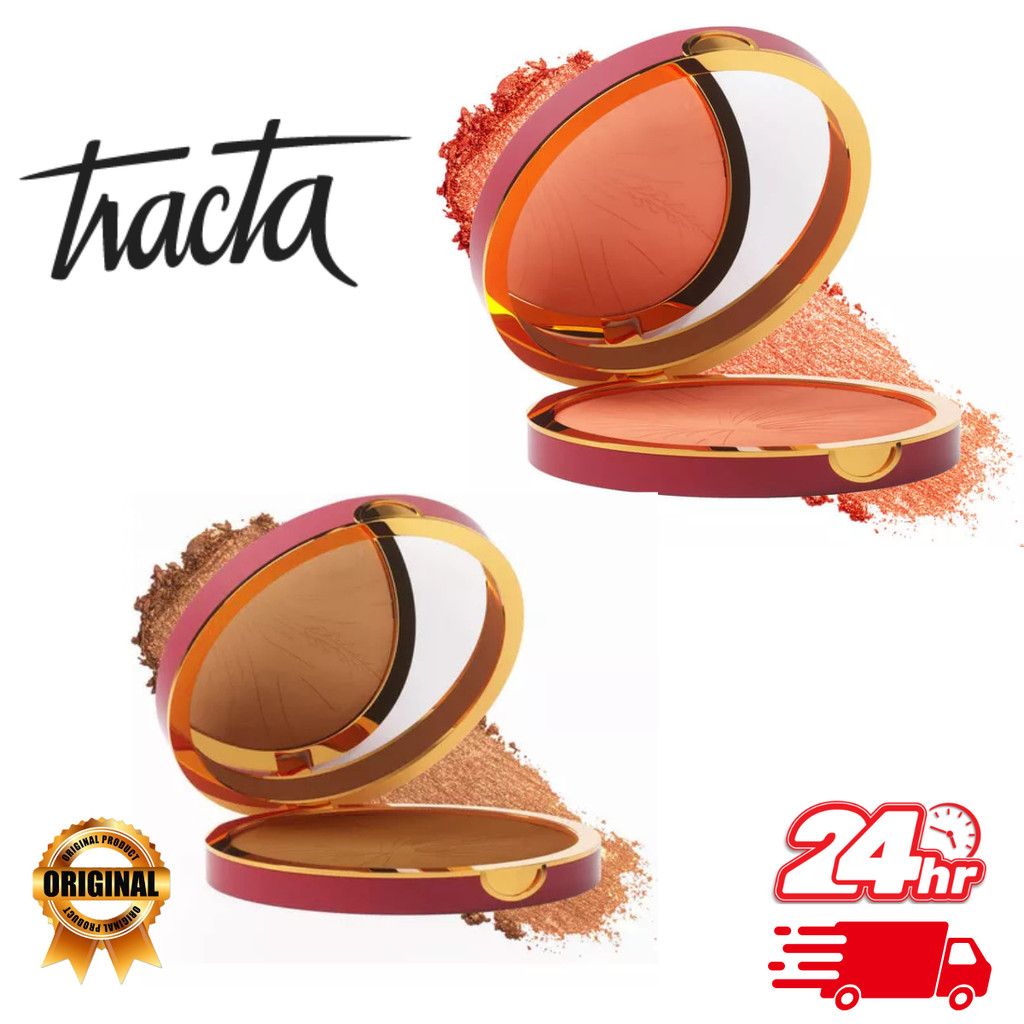 Blush Iluminador e Sombra 3 em 1 Tracta By Vanessa Rozan  11g em Oferta na Shopee