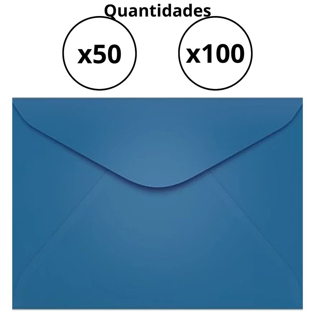 Kit Envelope Colorido Tamanho Carta 11,4cm x 16,2cm 80g/m² Diversas Cores em Oferta na Shopee