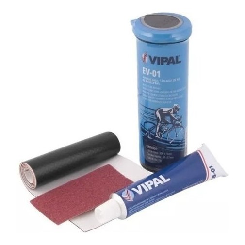 Kit Estojo Remendo Vipal Reparo Selante Para Câmaras Bike em Oferta na Shopee