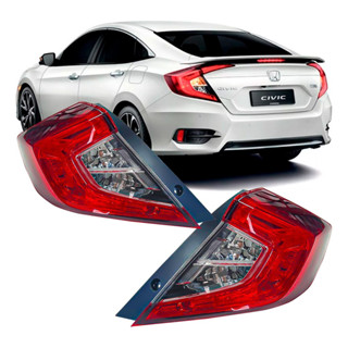 Lanterna Traseira Civic 2017 2018 2019 2020 2021 Com Led em Oferta na Shopee