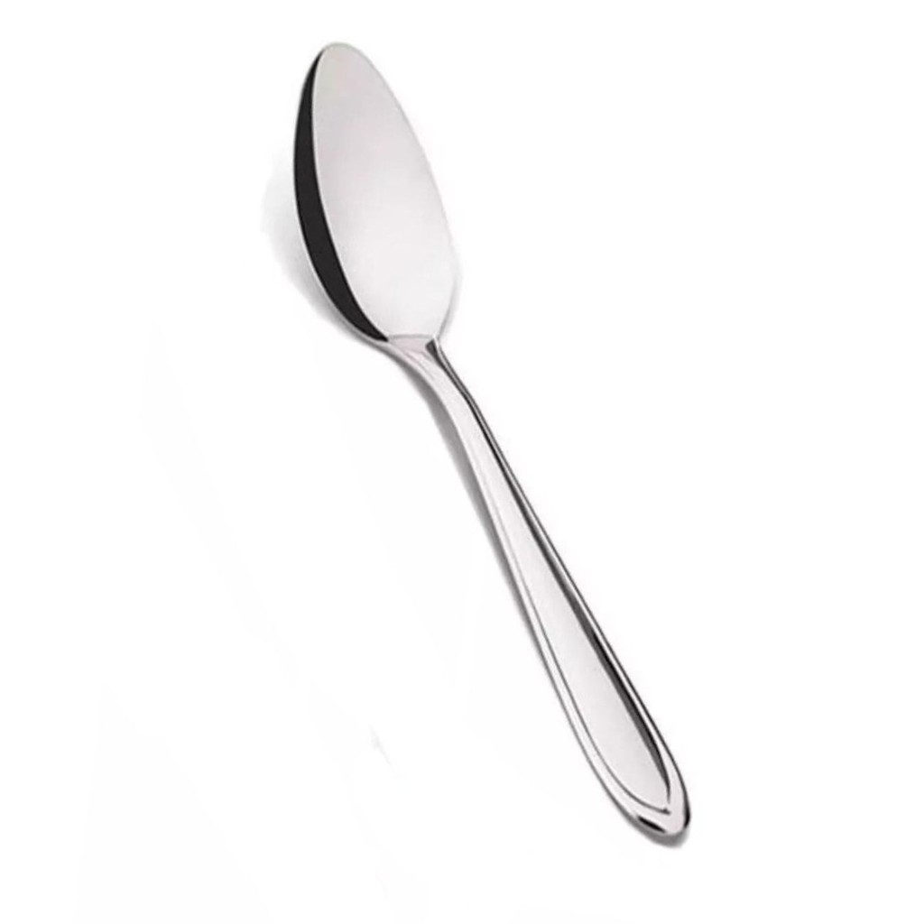 Jogo Colher De Mesa Inox 12 Peças Fast Food Lanchonete STAR