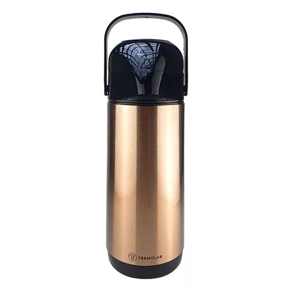 Garrafa Térmica Lumina 1 Litro Gold termolar - Home & Living