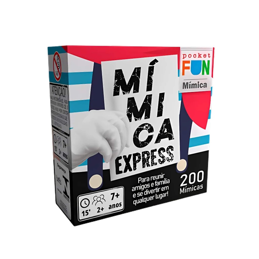 Jogo Mímica Express com 200 Cartas Cooper Fun - 00132