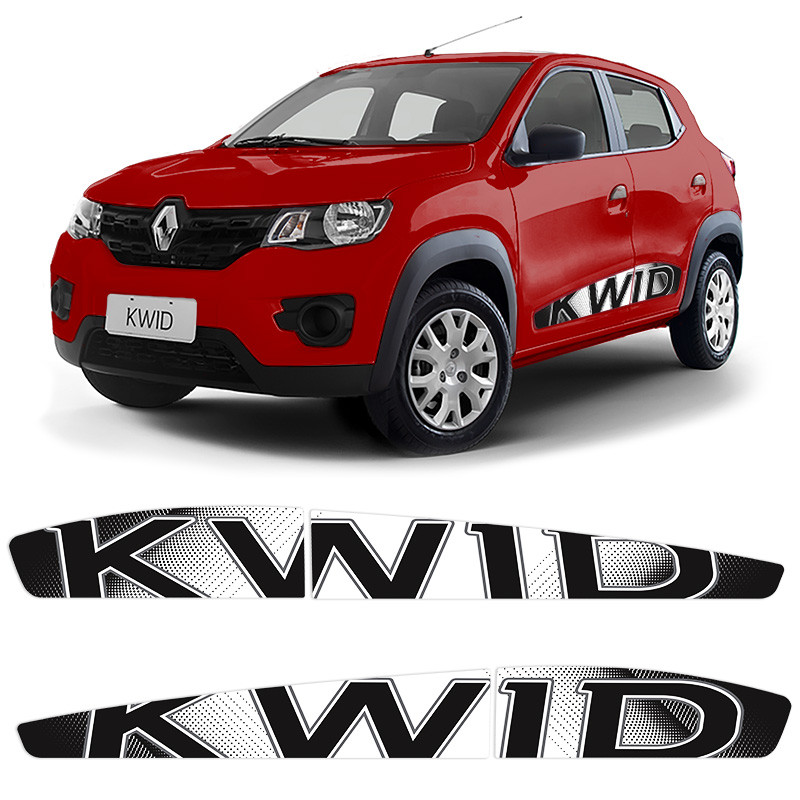 Kit Faixa Renault Kwid Adesivo Lateral Portas Decorativo em Oferta na Shopee