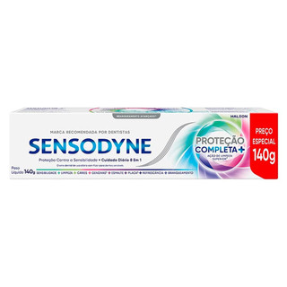 Creme Dental Sensodyne Proteção Completa 140g em Oferta na Shopee