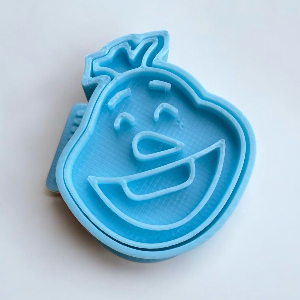 Modelador Ejetor Boneco de Neve para Brigadeiro, Doce, Massa e Biscoito